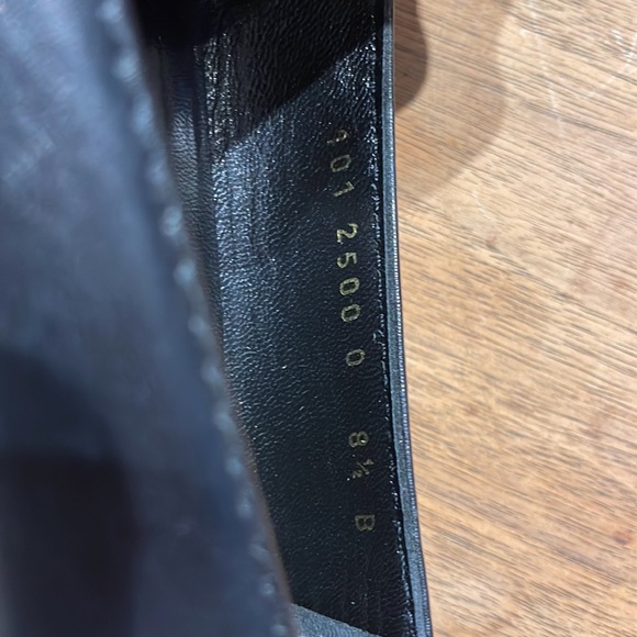 VINTAGE GUCCI LEATHER SHOES SIZE 8 1/2B - Picture 10 of 11